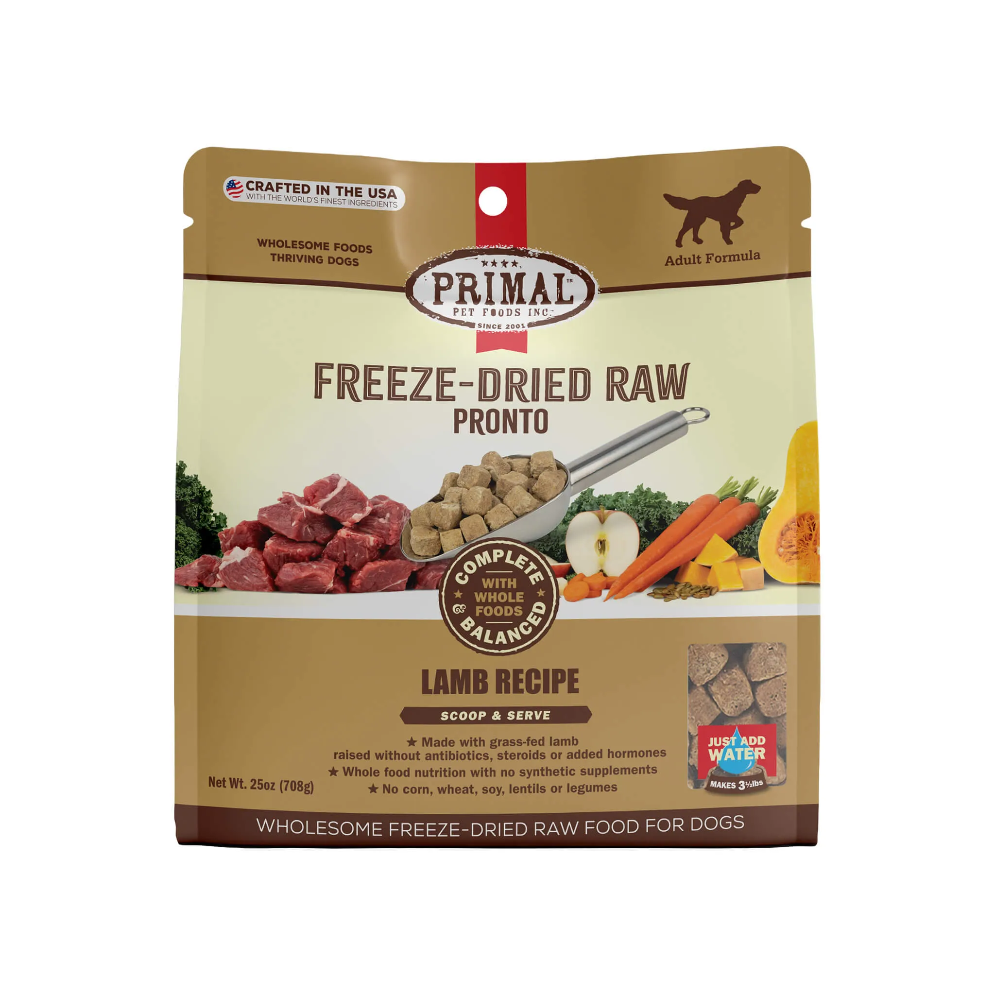 Primal Pet Foods Pronto Freeze-Dried Raw Dog Food