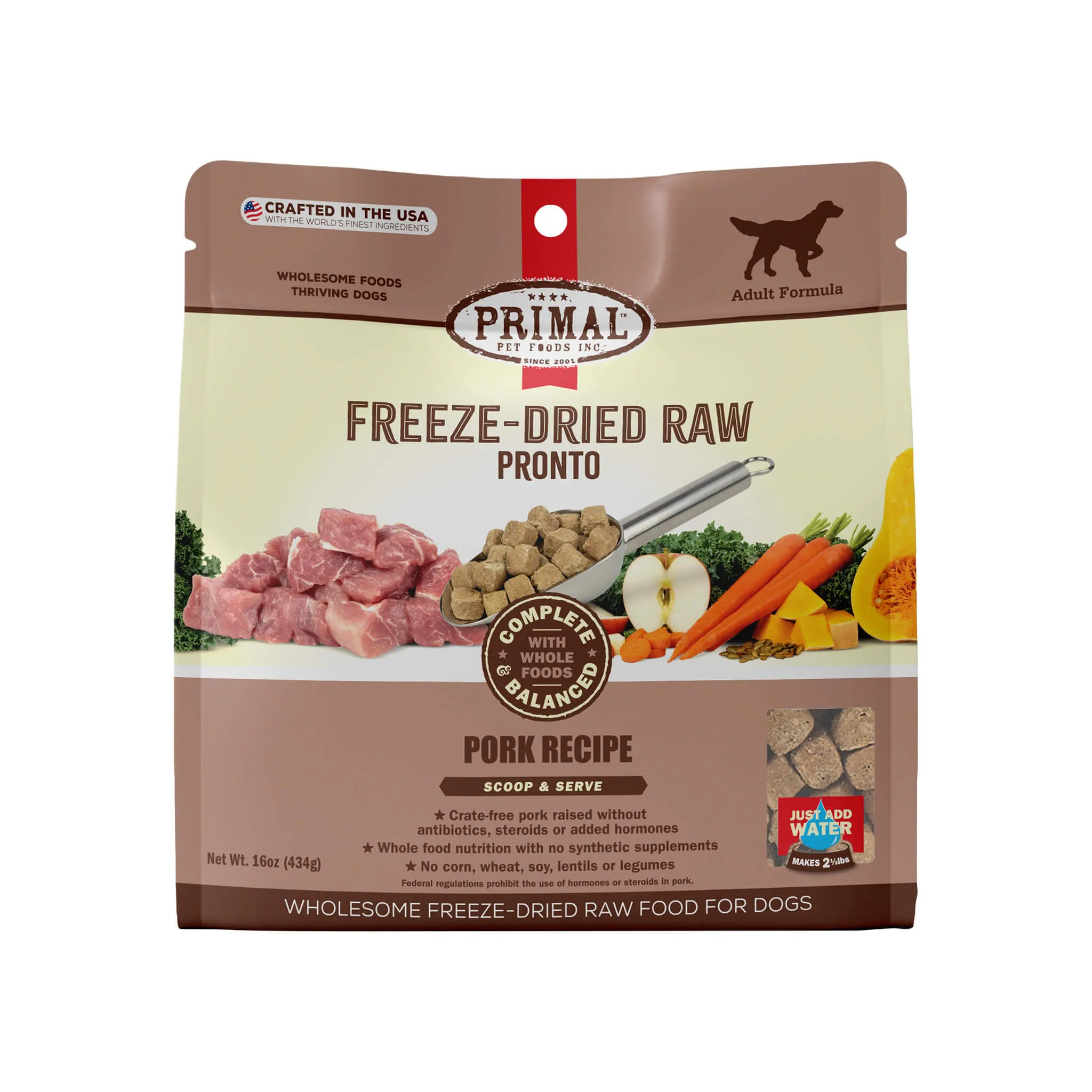 Primal Pet Foods Pronto Freeze-Dried Raw Dog Food