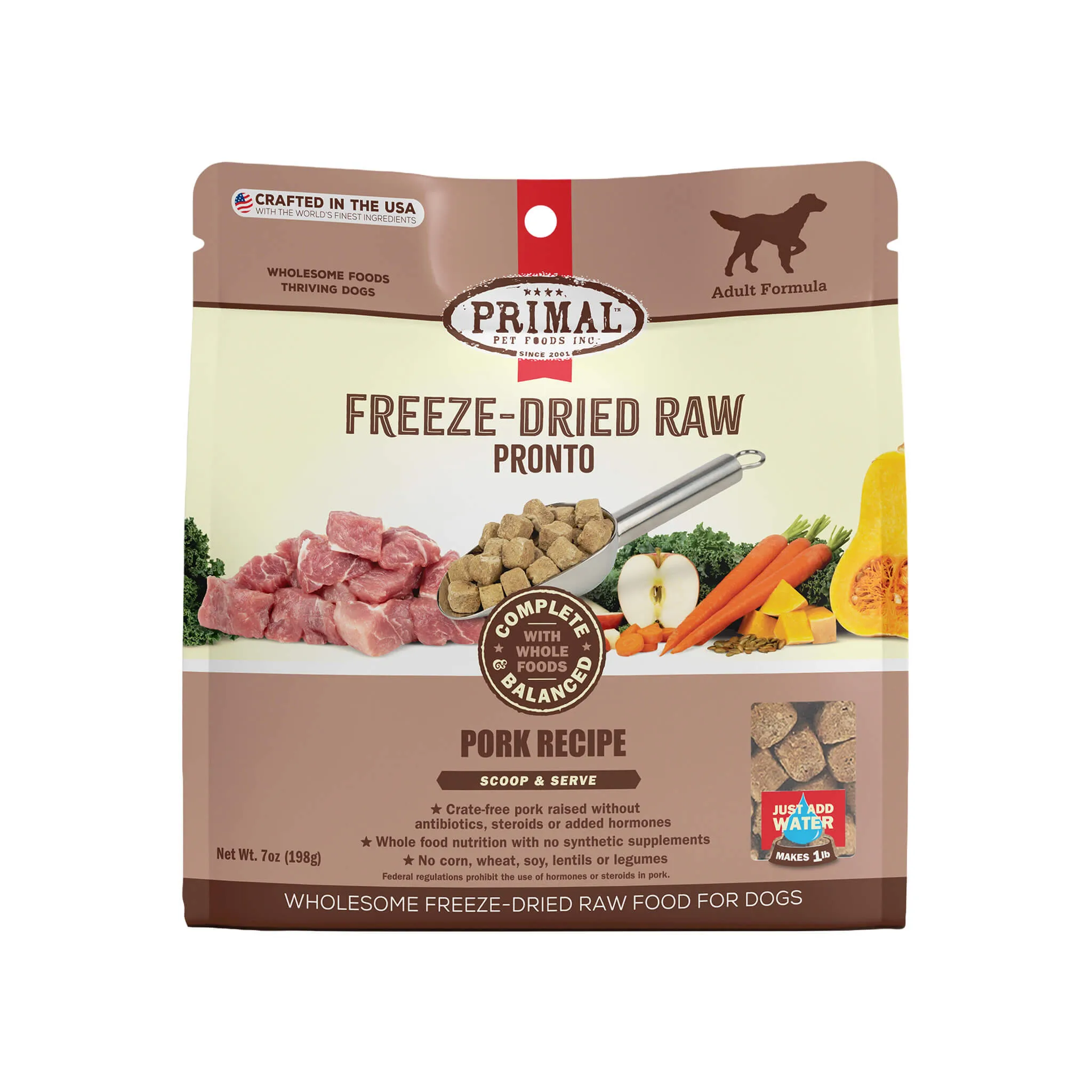 Primal Pet Foods Pronto Freeze-Dried Raw Dog Food