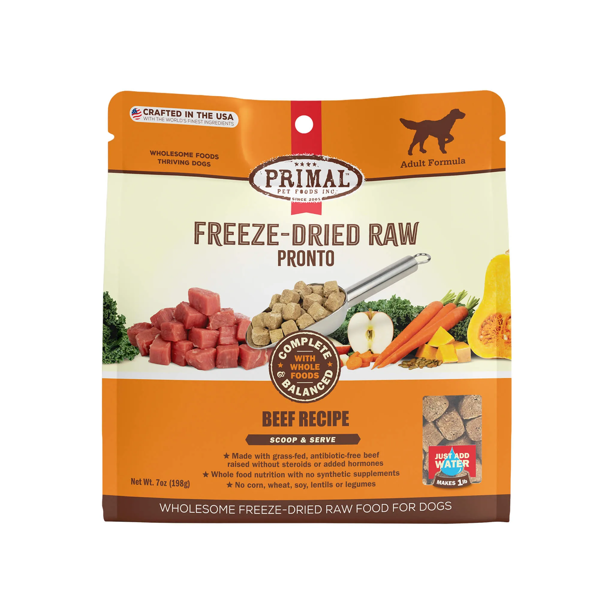 Primal Pet Foods Pronto Freeze-Dried Raw Dog Food