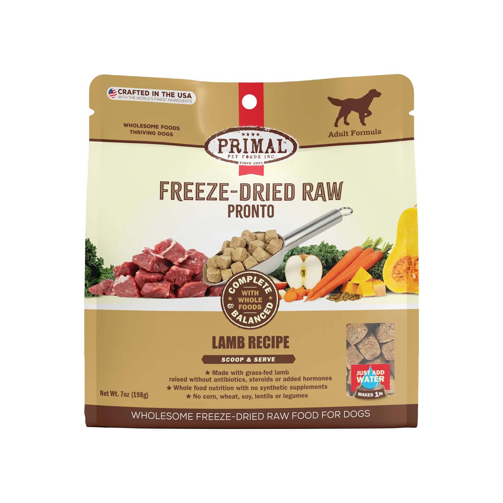 Primal Pet Foods Pronto Freeze-Dried Raw Dog Food