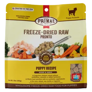 Primal Puppy Pronto Chicken & Salmon Formula Freeze-Dried Dog Food