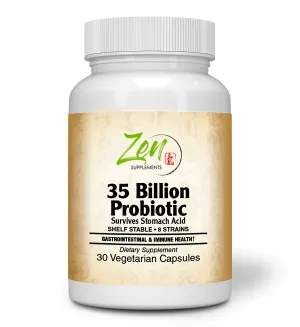 Probiotic with 35 Billion CFU and 8 Strains - 30 Vegcaps