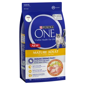 Purina ONE Senior 7  With Chicken Adult Dry Cat Food 1.4kg