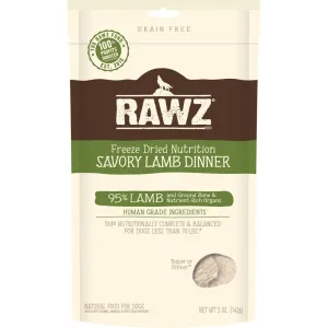 RAWZ Freeze Dried Nutrition Savory Lamb Grain Free Dog Food