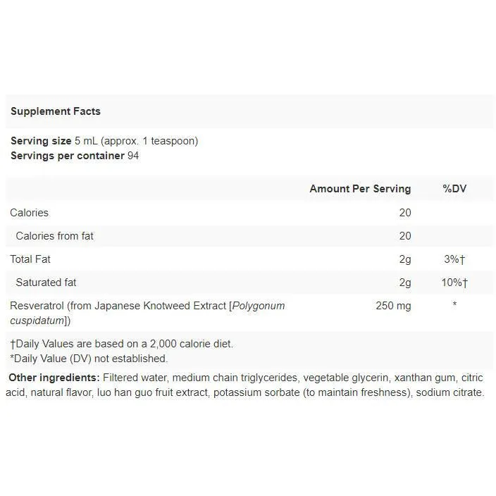 Resvero Active XL (K-110) - Apex Energetics - Emulsified Micronized Resveratrol Concentrate