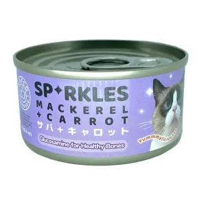 Sparkles Mackerel & Carrot Premium Canned Cat Food, 70g - Pack of 24