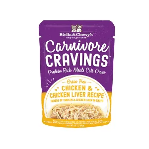 Stella & Chewy's Carnivore Cravings Chicken & Chicken Liver Recipe Cat Food, 2.8 oz