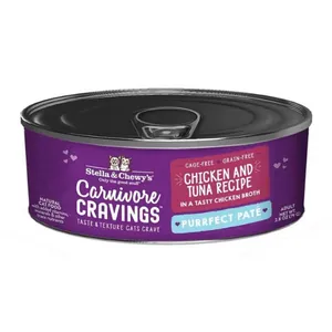 Stella & Chewy's Carnivore Cravings Pate Chicken & Tuna Recipe Cat Food