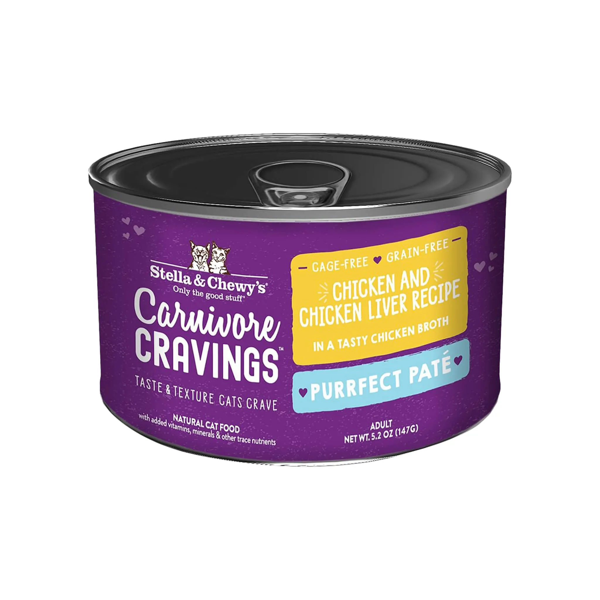 Stella & Chewy's Carnivore Cravings Purrfect Pate Chicken & Chicken Liver Wet Cat Food