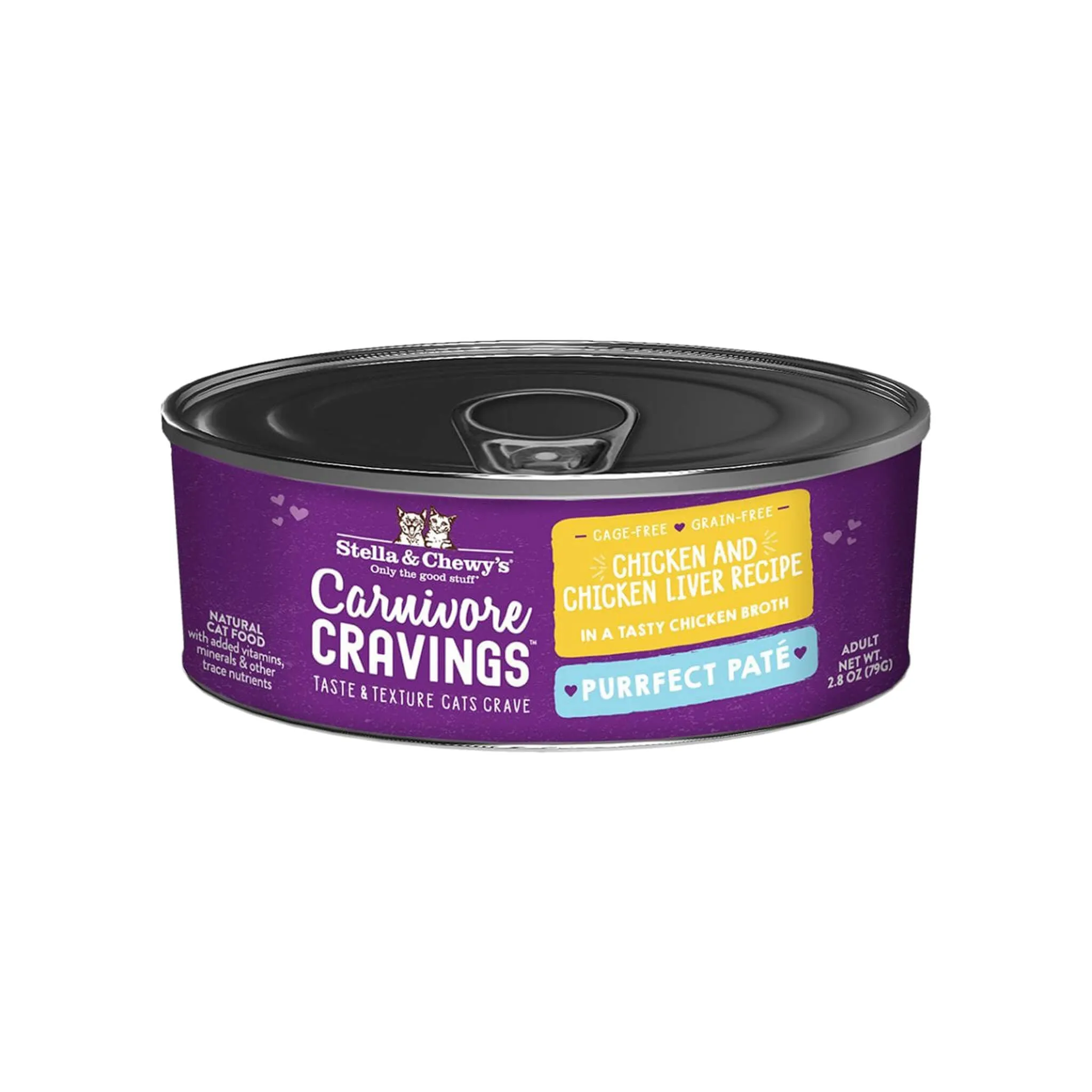 Stella & Chewy's Carnivore Cravings Purrfect Pate Chicken & Chicken Liver Wet Cat Food