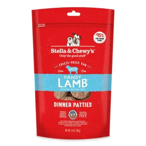 Stella & Chewy's Dandy Lamb Dinner Patties Freeze-Dried Dog Food