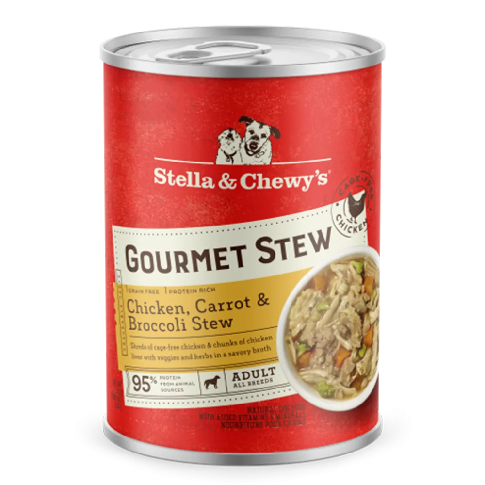 Stella & Chewy's Dog Gourmet Stew Chicken, Carrot & Broccoli Stew 12.5oz