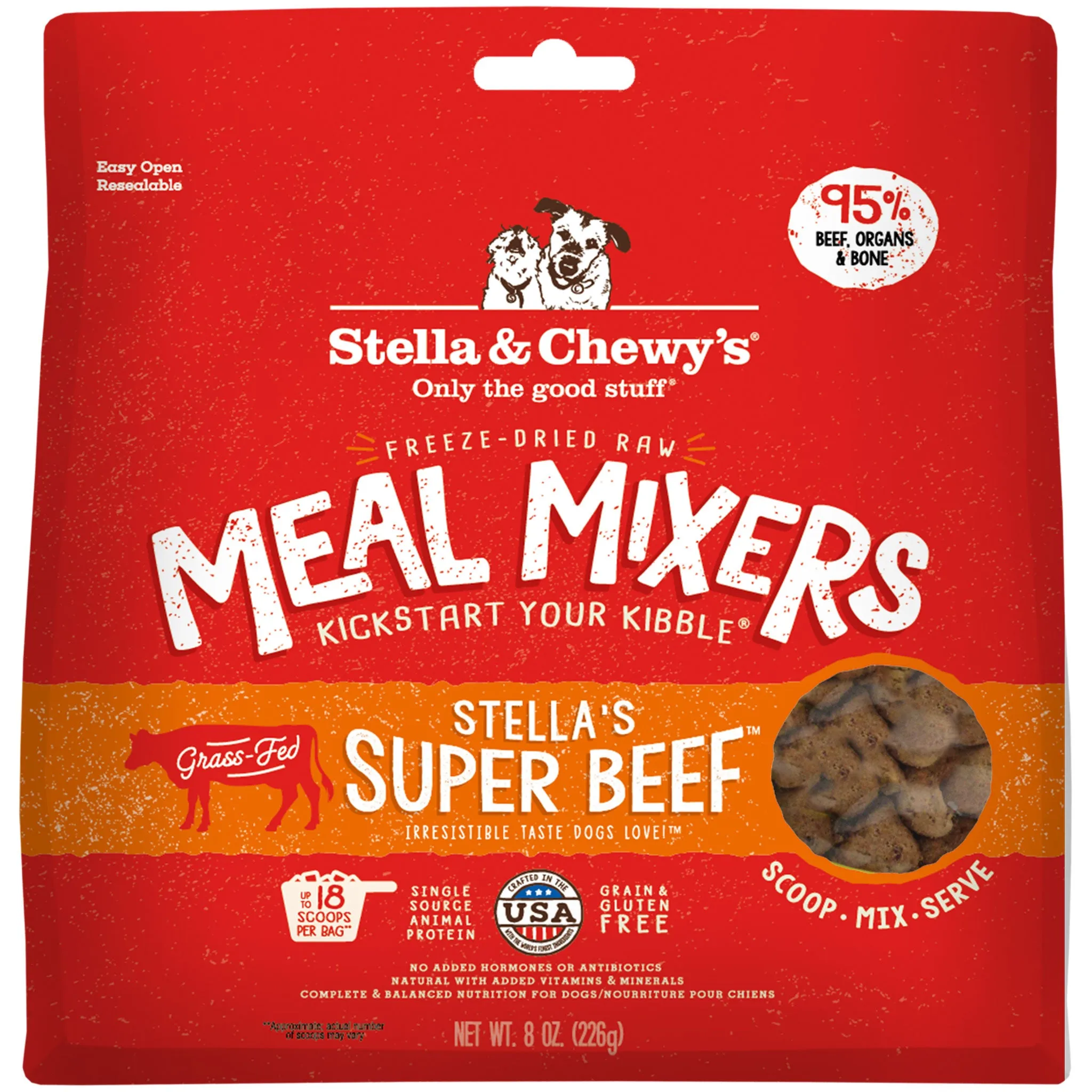 Stella & Chewy's Meal Mixers Beef Dog Food - 8oz