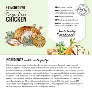 The Honest Kitchen Grain Free Chicken Recipe Whole Food Clusters Dog Food