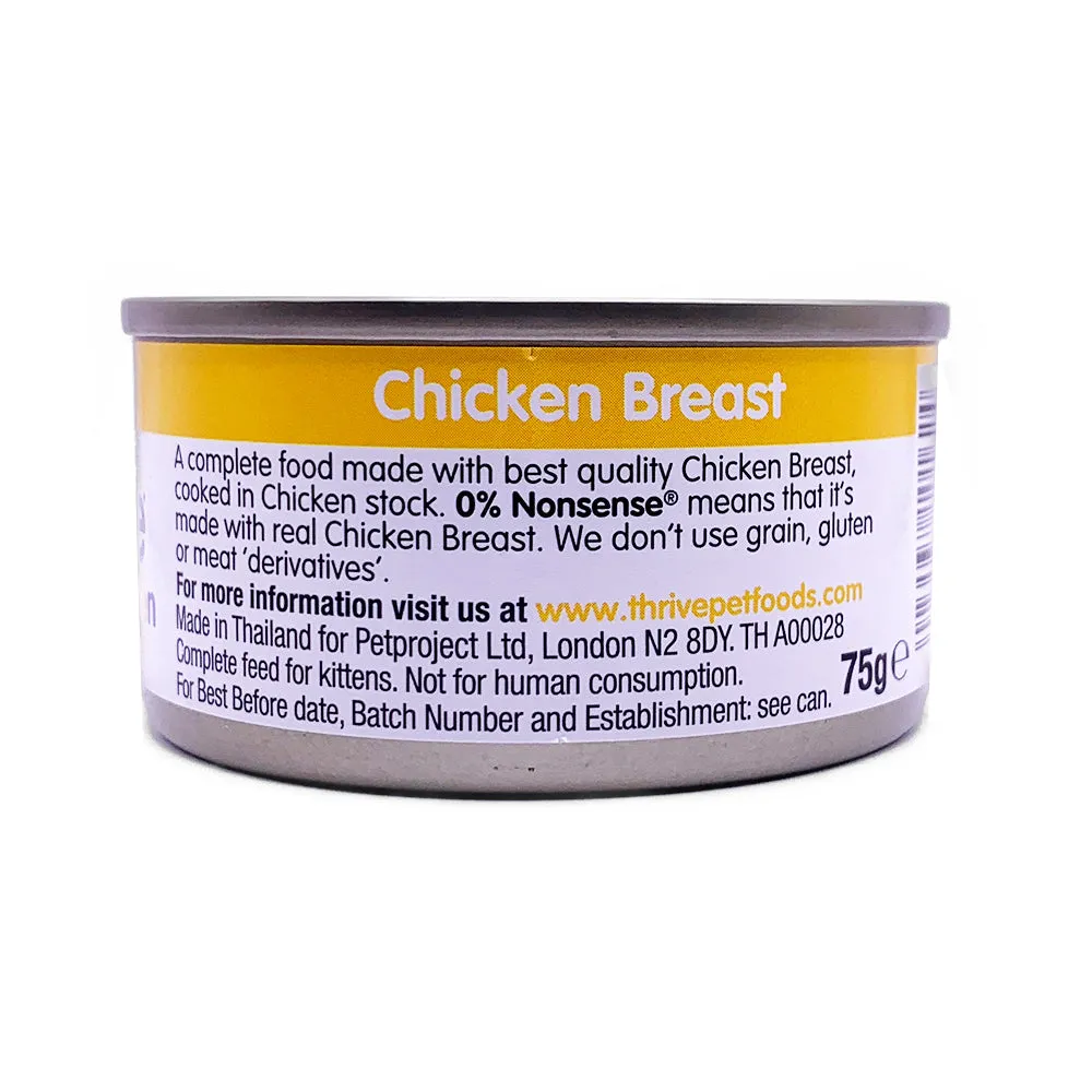 Thrive Chicken Breast Wet Kitten Food 75g