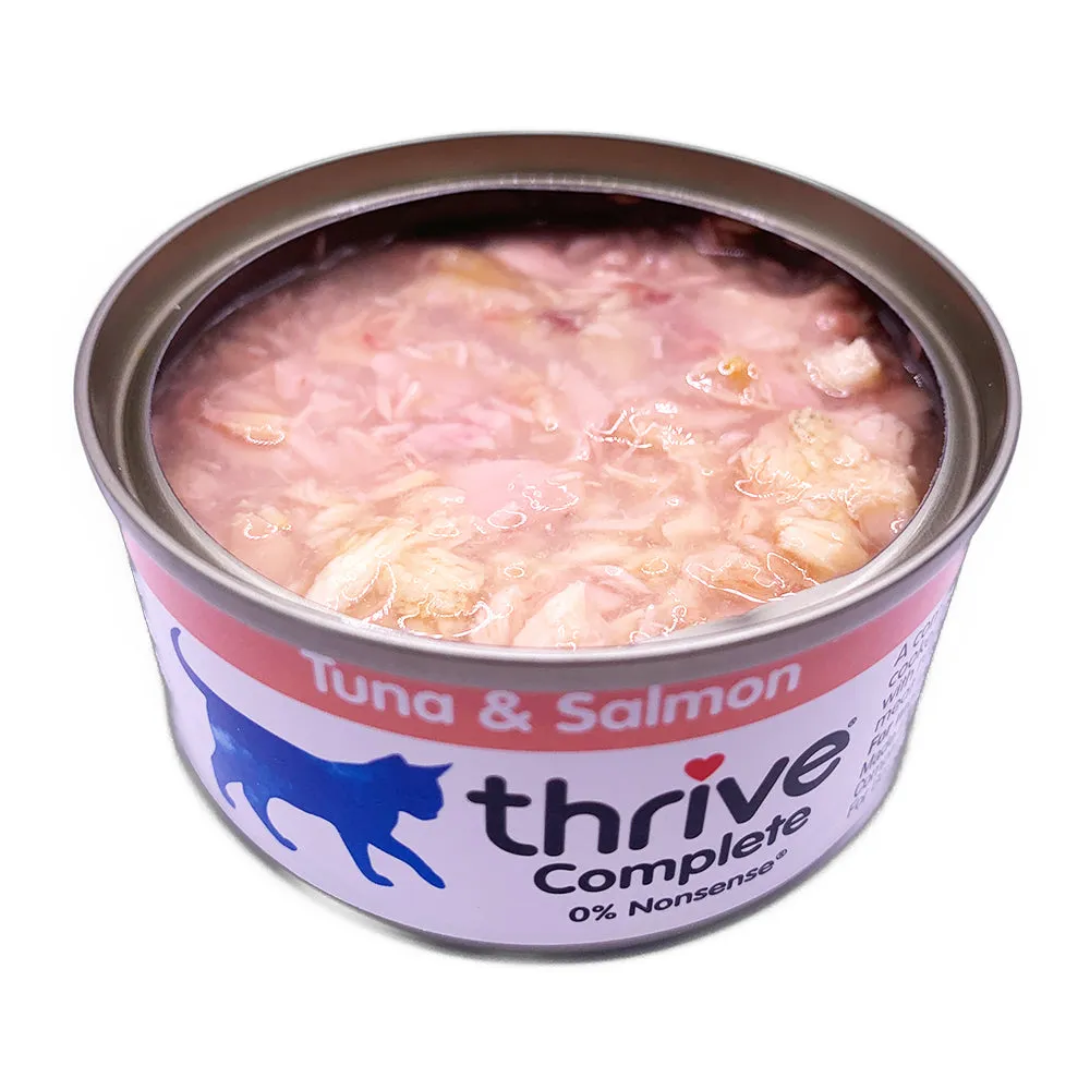 Thrive Tuna and Salmon Wet Cat Food 75g x 12