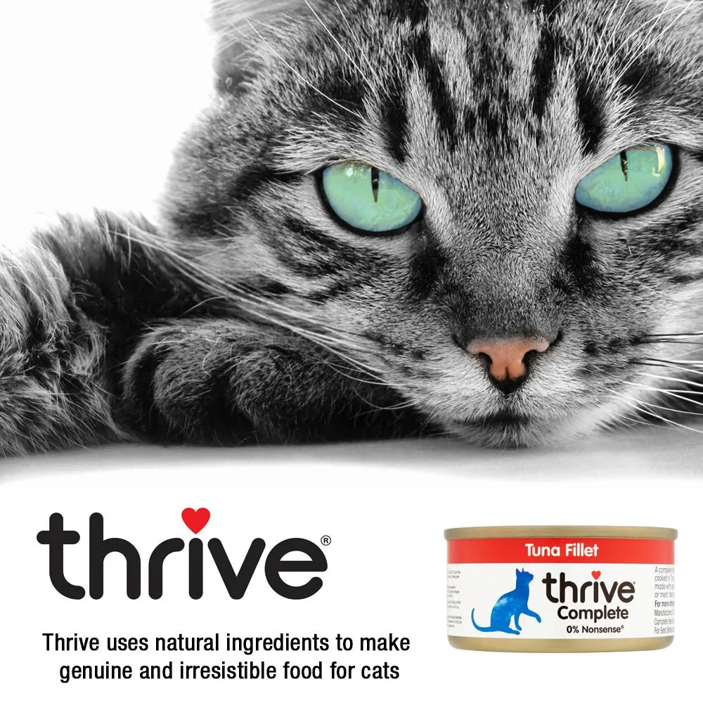 Thrive Tuna and Salmon Wet Cat Food 75g x 12