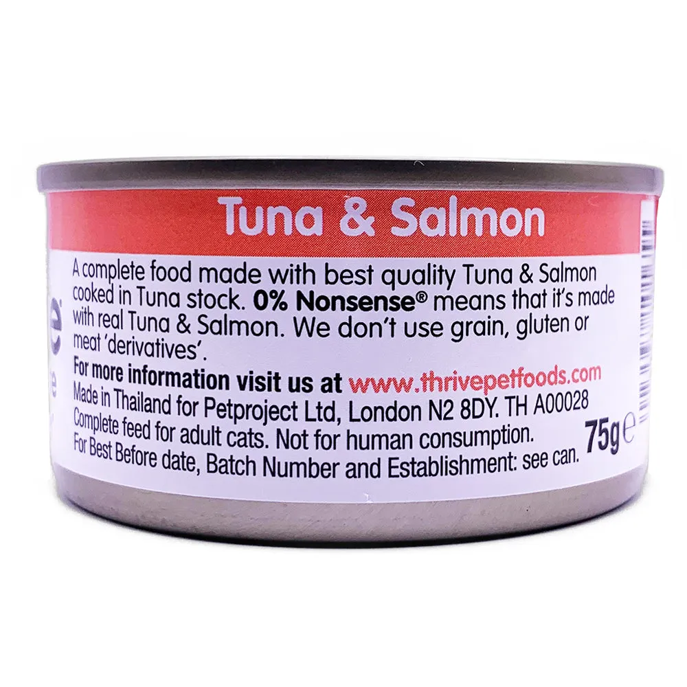 Thrive Tuna and Salmon Wet Cat Food 75g