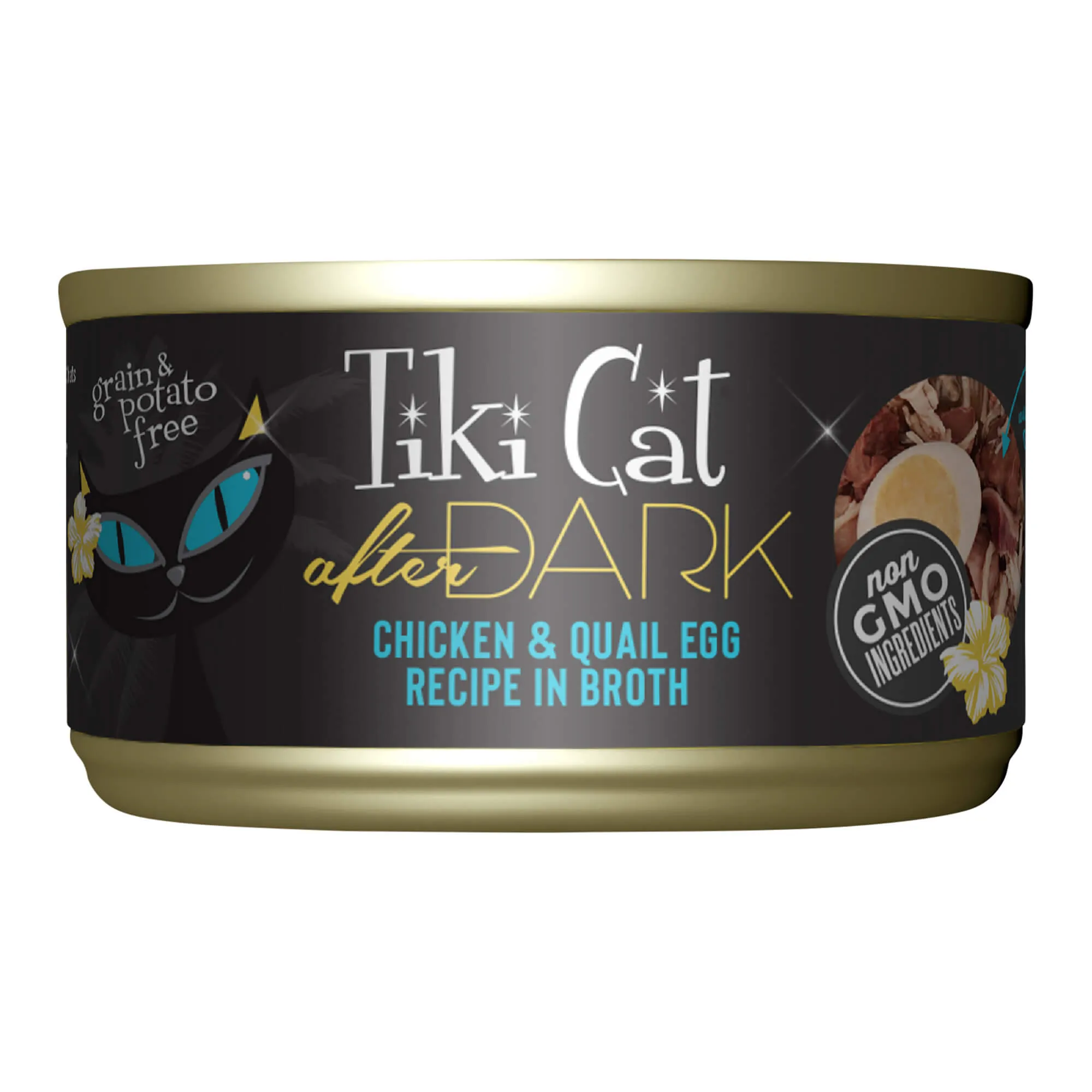 Tiki Cat After Dark Wet Cat Food, Chicken & Quail Egg