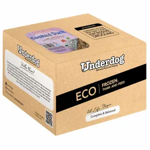 Underdog Cooked Duck Complete & Balanced Eco Pack Frozen Dog Food 3kg