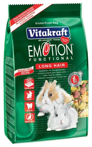 Vitakraft Emotion Longhair Rabbit Food 600g