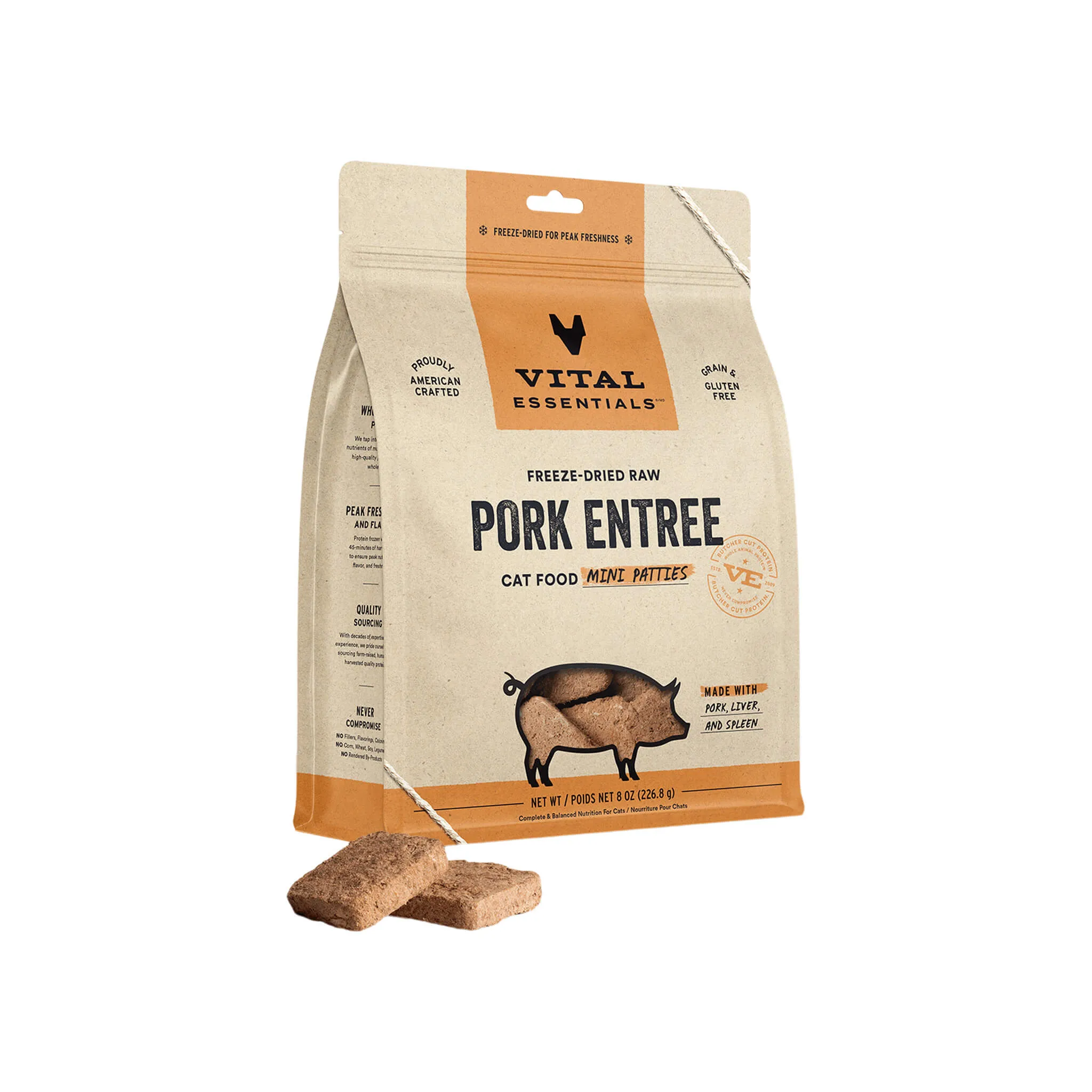 Vital Essentials Freeze Dried Mini Patties for Cats