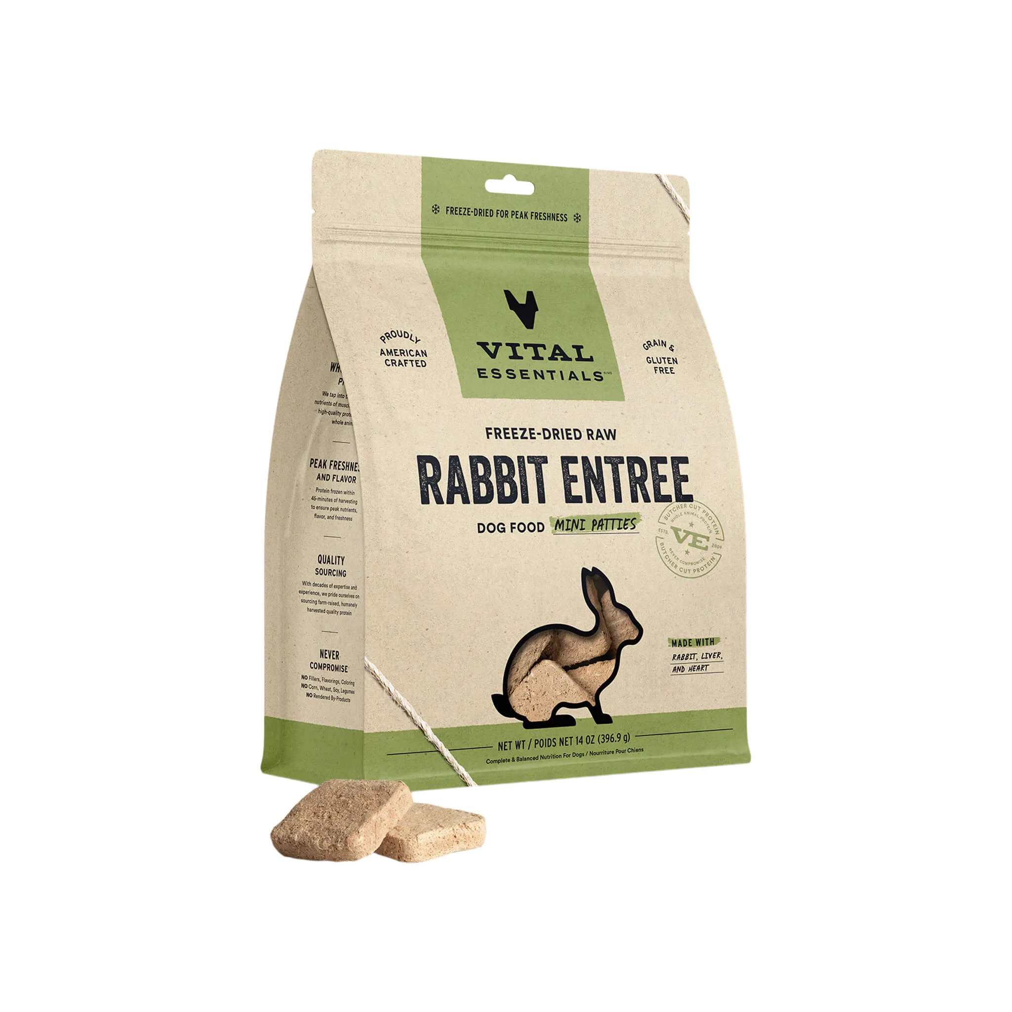 Vital Essentials Freeze Dried Mini Patties for Dogs