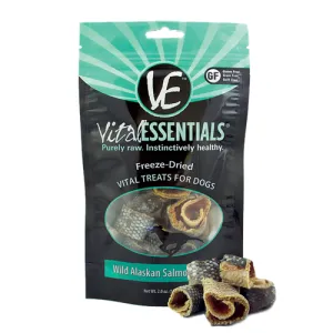 Vital Essentials Freeze Dried Salmon Rings Treats for Dogs