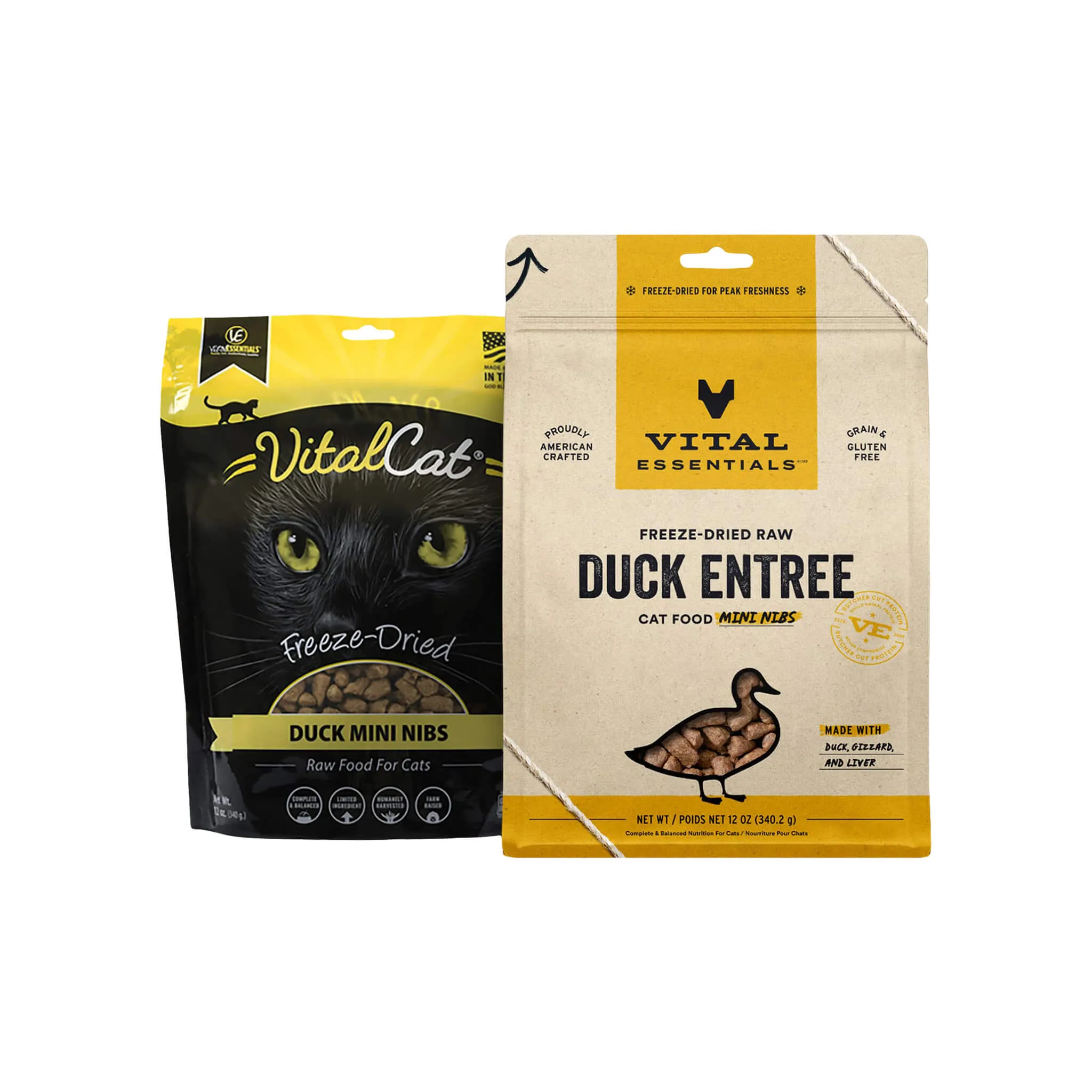 Vital Essentials Raw Freeze-Dried Mini Nibs Entree for Cats