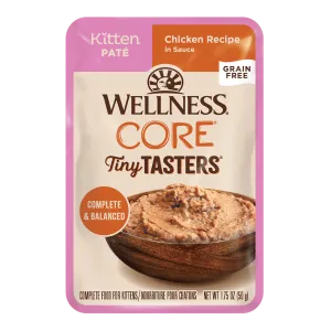 Wellness Cat Core Tiny Tasters Kitten Pate Chicken 1.75oz