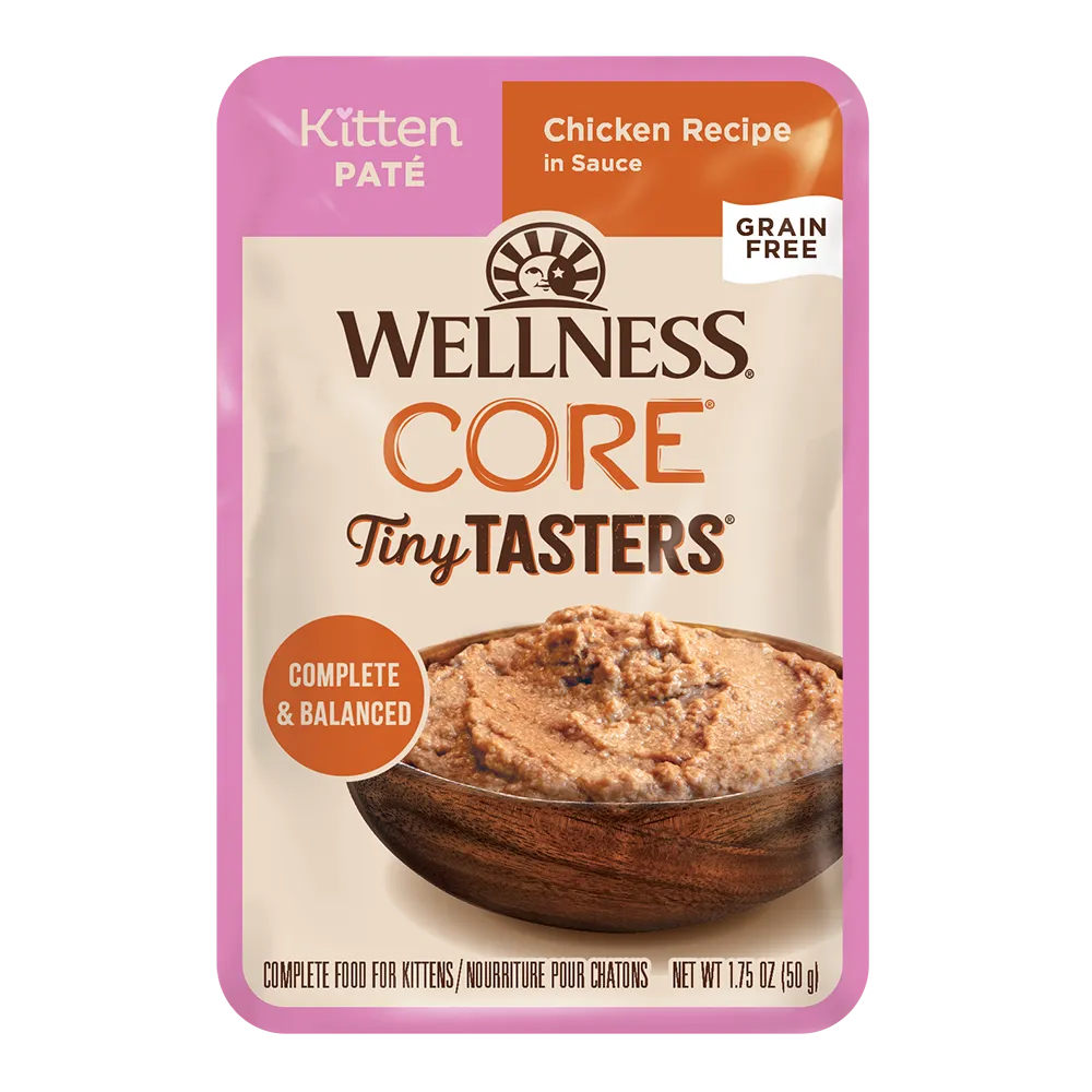 Wellness Cat Core Tiny Tasters Kitten Pate Chicken 1.75oz