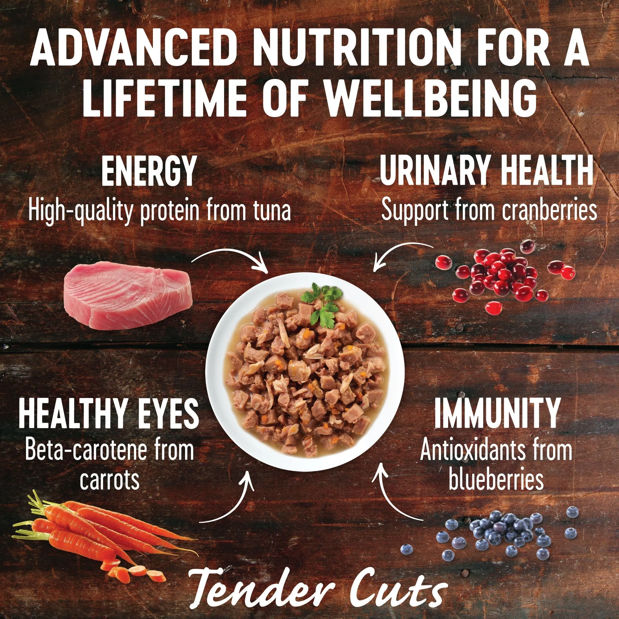 Wellness CORE Tender Cuts Tuna Selection Multipack Wet Cat Food 85g x 6