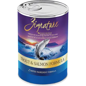 Zignature Trout & Salmon Limited Ingredient Formula Canned Dog Food 13oz